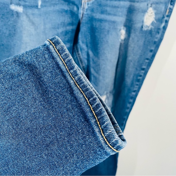 Old Navy Rockstar Super Skinny Stretchy Blue Denim Jeans 16 - Picture 4 of 8